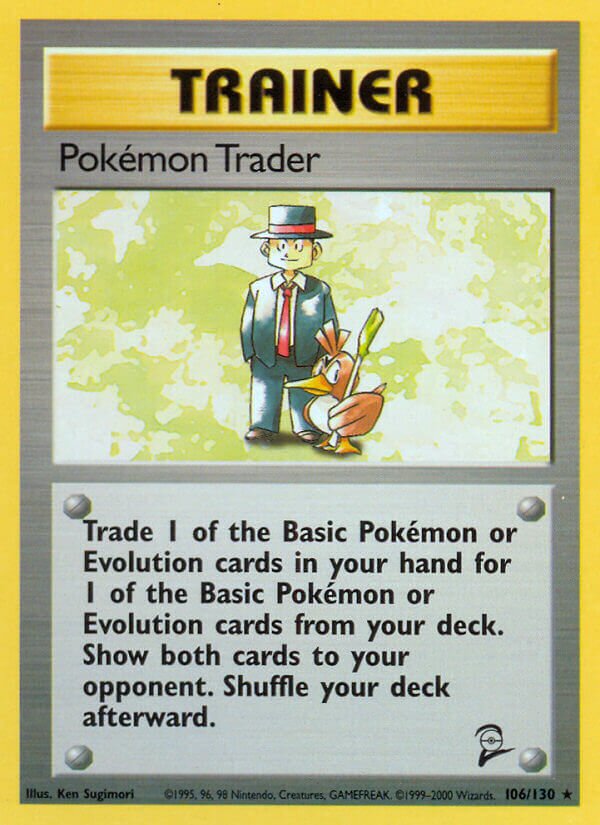 Pokémon Trader 106/130 — Base Set 2 (English Pokémon TCG card)