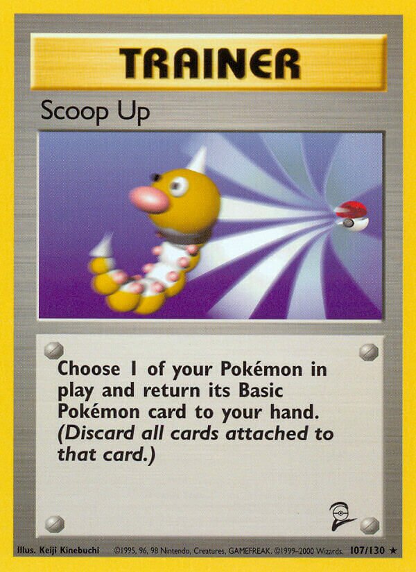Scoop Up 107/130 — Base Set 2 (English Pokémon TCG card)