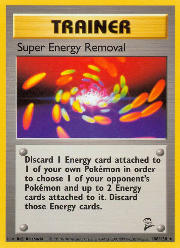 Super Energy Removal 108/130 — Base Set 2 (English Pokémon TCG card)