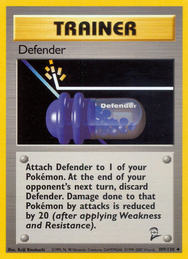 Defender 109/130 — Base Set 2 (English Pokémon TCG card)