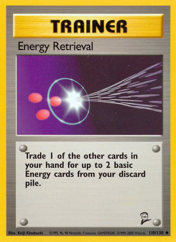 Energy Retrieval 110/130 — Base Set 2 (English Pokémon TCG card)