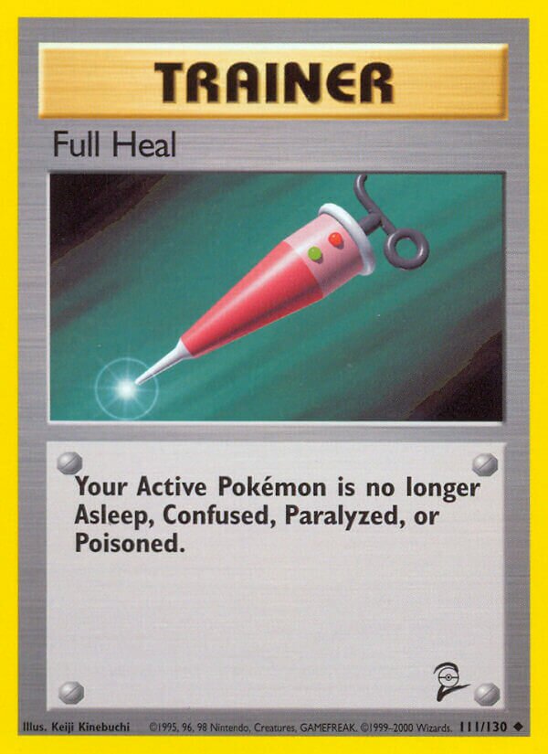 Full Heal 111/130 — Base Set 2 (English Pokémon TCG card)