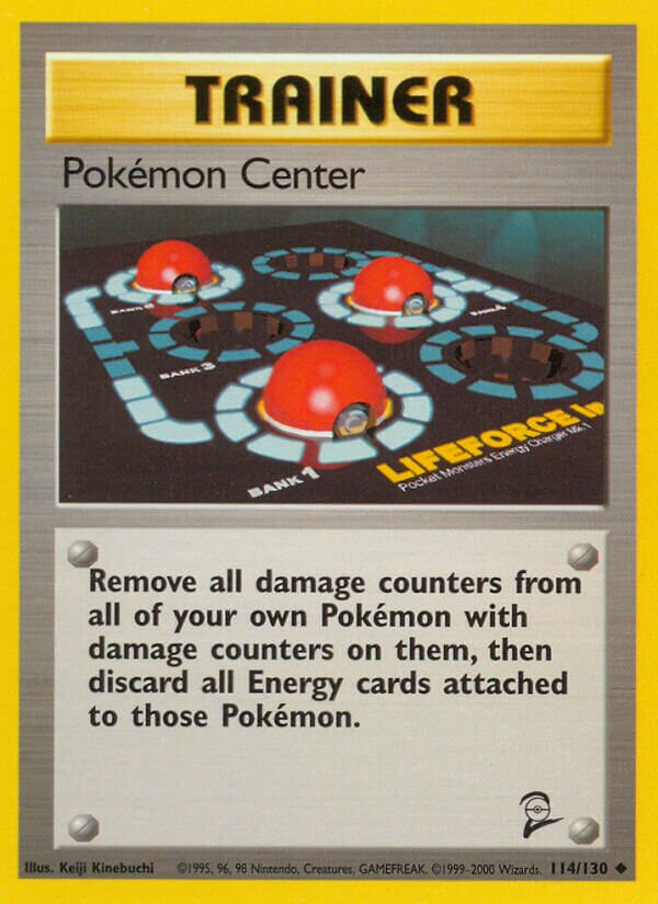 Pokémon Center 114/130 — Base Set 2 (English Pokémon TCG card)