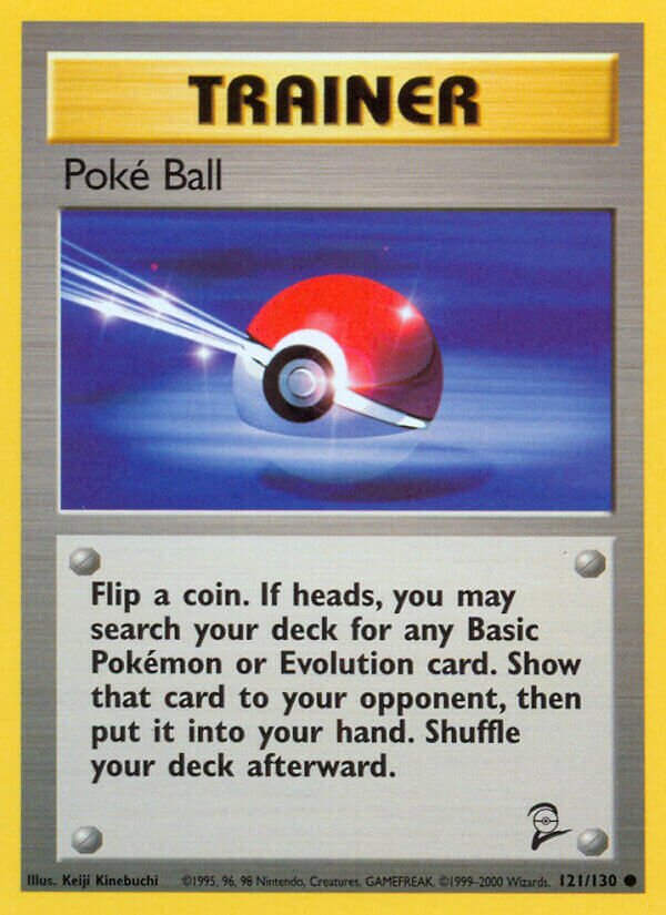 Poké Ball 121/130 — Base Set 2 (English Pokémon TCG card)