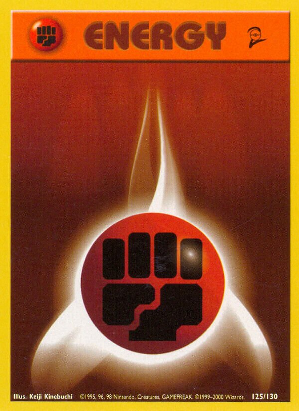 Fighting Energy 125/130 — Base Set 2 (English Pokémon TCG card)