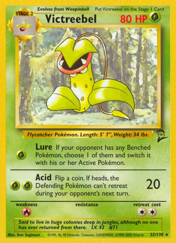 Victreebel 032/130 — Base Set 2 (English Pokémon TCG card)