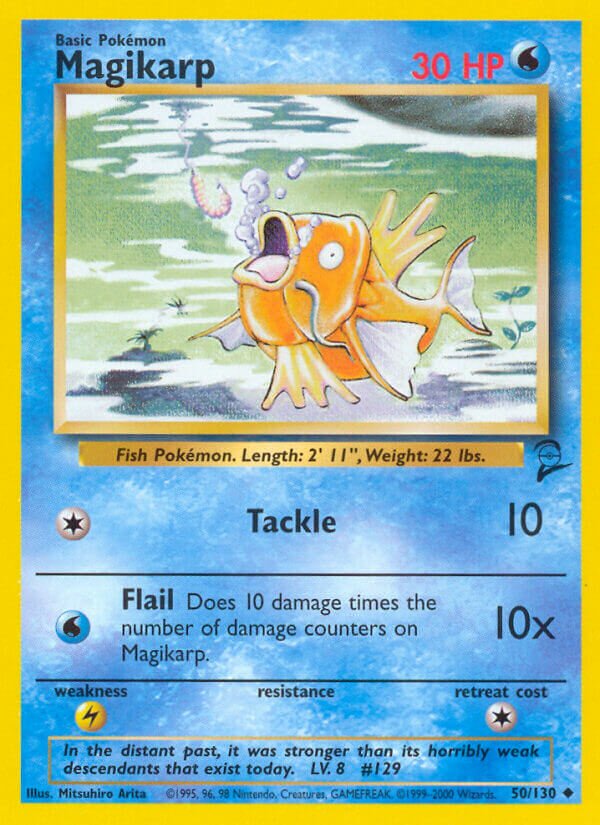 Magikarp 050/130 — Base Set 2 (English Pokémon TCG card)