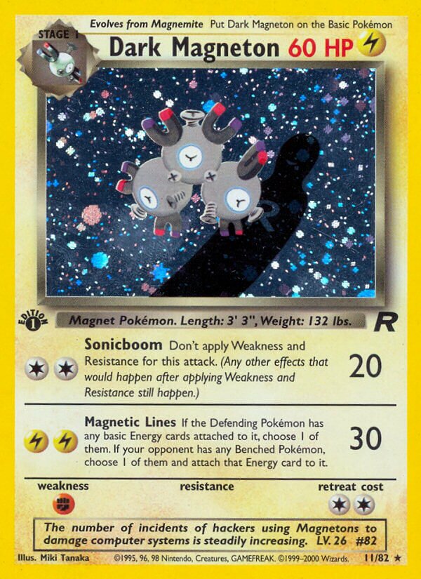 Dark Magneton 011/82 — Team Rocket (English Pokémon TCG card)