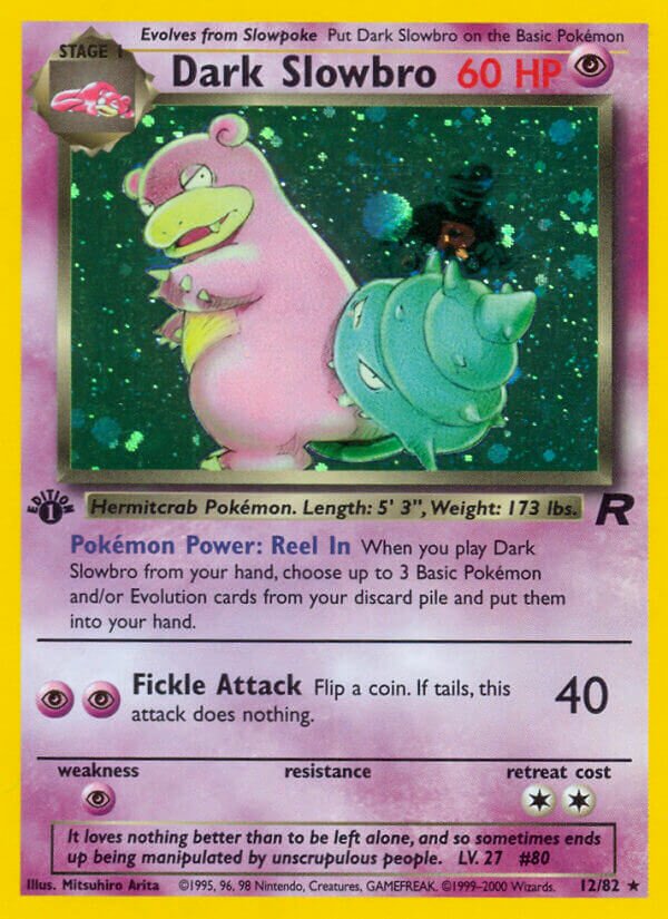 Dark Slowbro 012/82 — Team Rocket (English Pokémon TCG card)