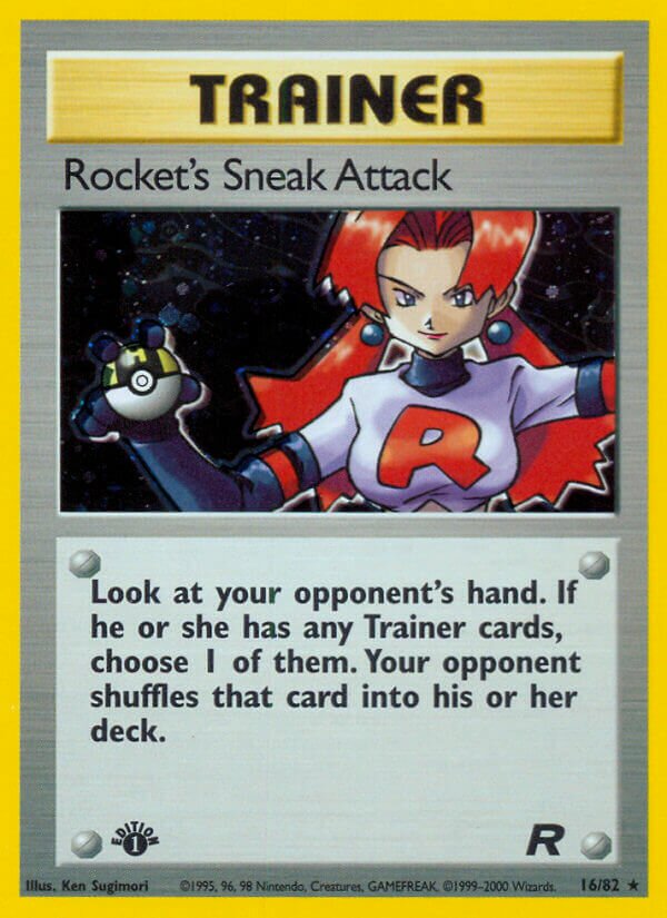 Rocket's Sneak Attack 016/82 — Team Rocket (English Pokémon TCG card)