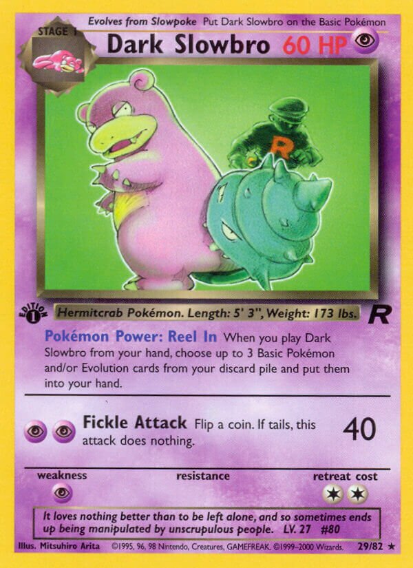 Dark Slowbro 029/82 — Team Rocket (English Pokémon TCG card)