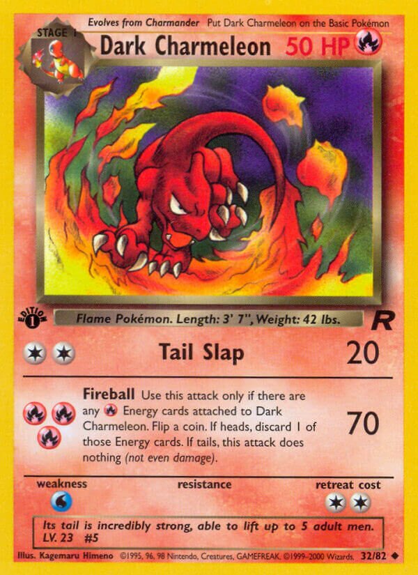 Dark Charmeleon 032/82 — Team Rocket (English Pokémon TCG card)