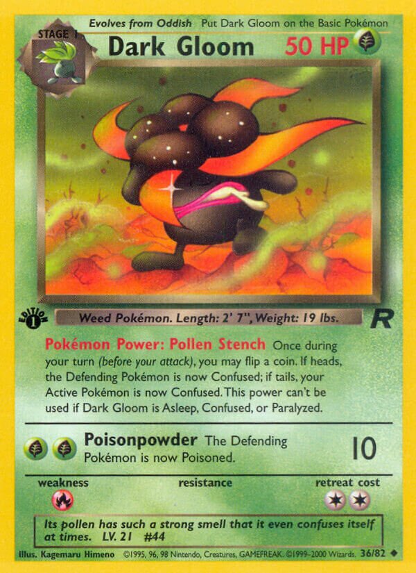 Dark Gloom 036/82 — Team Rocket (English Pokémon TCG card)