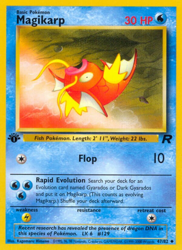 Magikarp 047/82 — Team Rocket (English Pokémon TCG card)