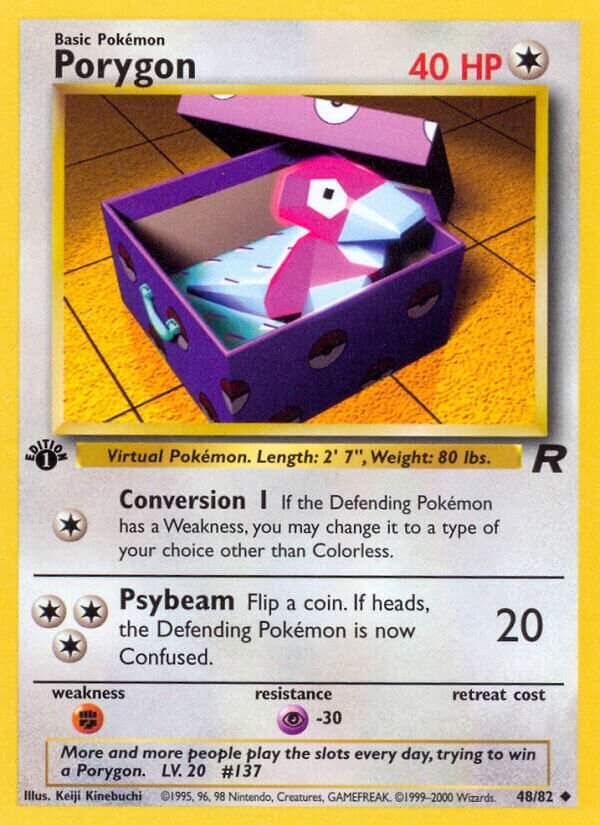 Porygon 048/82 — Team Rocket (English Pokémon TCG card)
