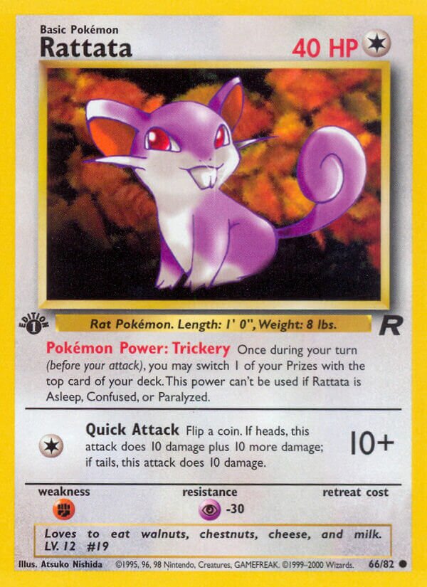 Rattata 066/82 — Team Rocket (English Pokémon TCG card)