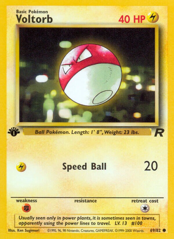 Voltorb 069/82 — Team Rocket (English Pokémon TCG card)