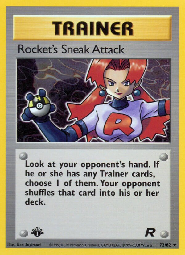 Rocket's Sneak Attack 072/82 — Team Rocket (English Pokémon TCG card)