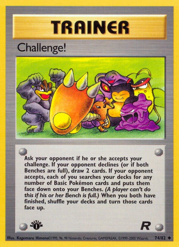 Challenge! 074/82 — Team Rocket (English Pokémon TCG card)