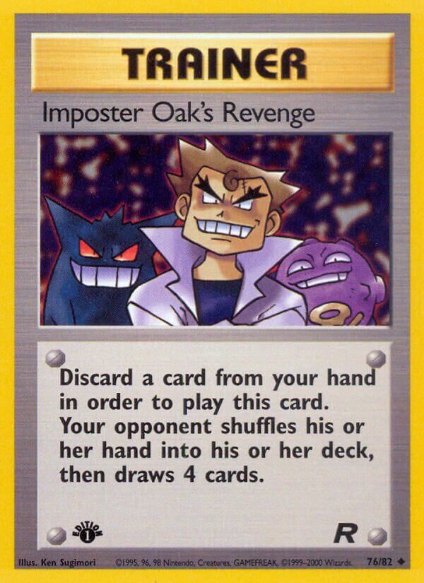 Imposter Oak's Revenge 076/82 — Team Rocket (English Pokémon TCG card)