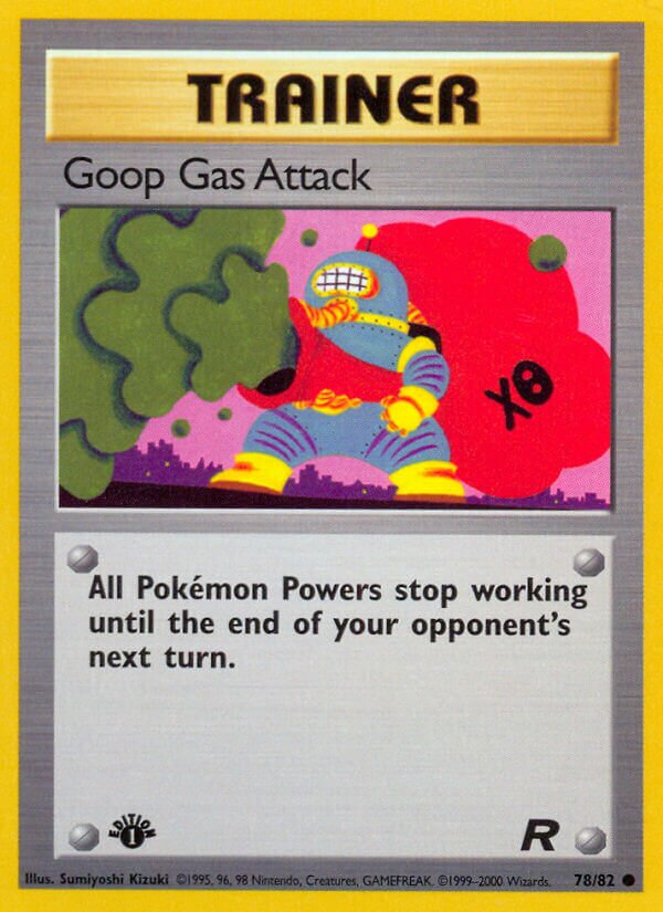 Goop Gas Attack 078/82 — Team Rocket (English Pokémon TCG card)