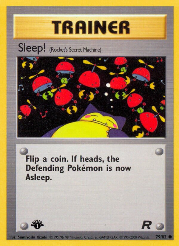 Sleep! 079/82 — Team Rocket (English Pokémon TCG card)
