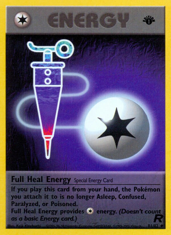 Full Heal Energy 081/82 — Team Rocket (English Pokémon TCG card)