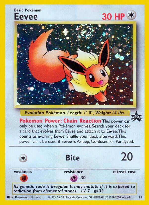 Eevee 011/53 — Wizards of the Coast Promos (English Pokémon TCG card)
