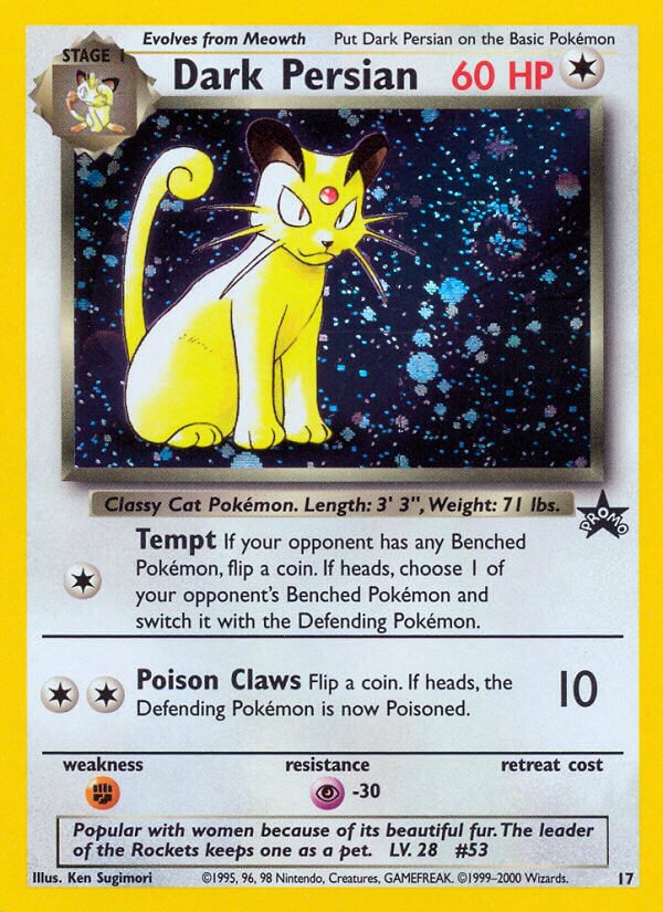 Dark Persian 017/53 — Wizards of the Coast Promos (English Pokémon TCG card)