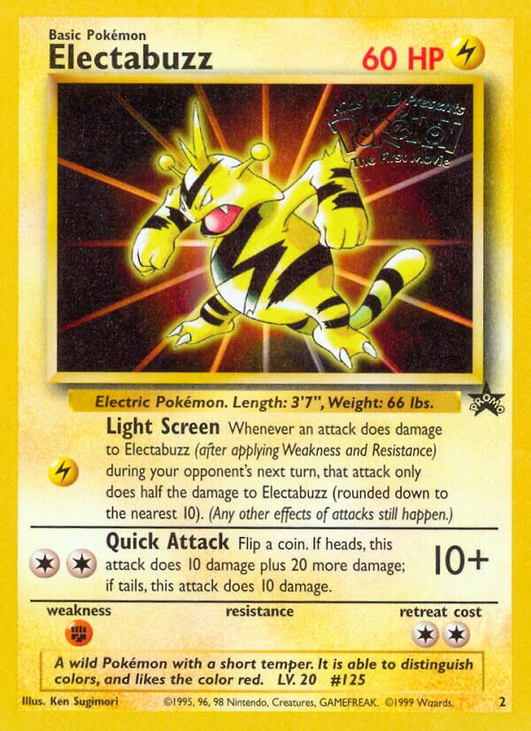Electabuzz 002/53 — Wizards of the Coast Promos (English Pokémon TCG card)