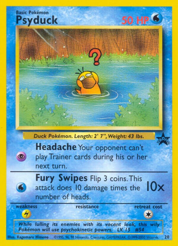 Psyduck 020/53 — Wizards of the Coast Promos (English Pokémon TCG card)
