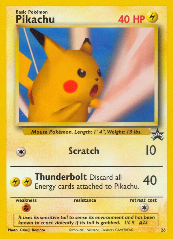 Pikachu 026/53 — Wizards of the Coast Promos (English Pokémon TCG card)