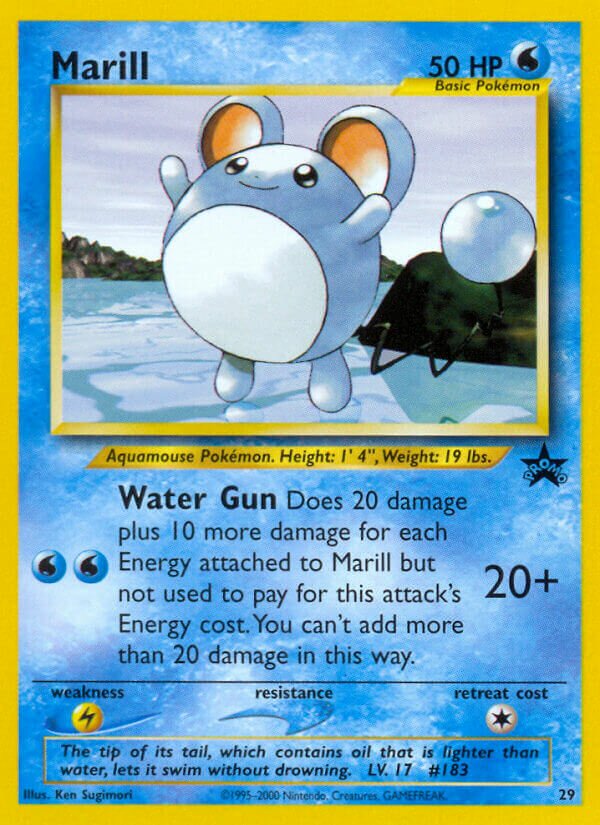Marill 029/53 — Wizards of the Coast Promos (English Pokémon TCG card)