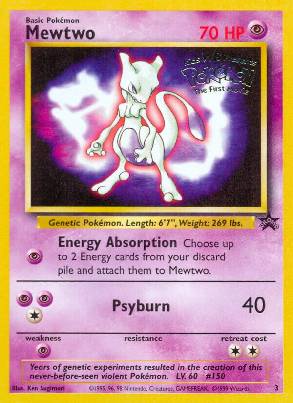 Mewtwo 003/53 — Wizards of the Coast Promos (English Pokémon TCG card)