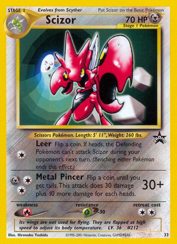 Scizor 033/53 — Wizards of the Coast Promos (English Pokémon TCG card)