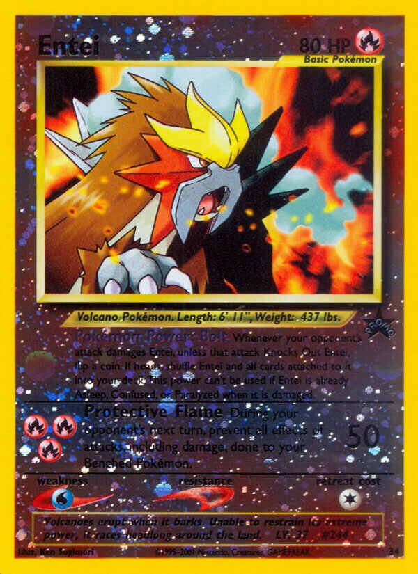 Entei 034/53 — Wizards of the Coast Promos (English Pokémon TCG card)