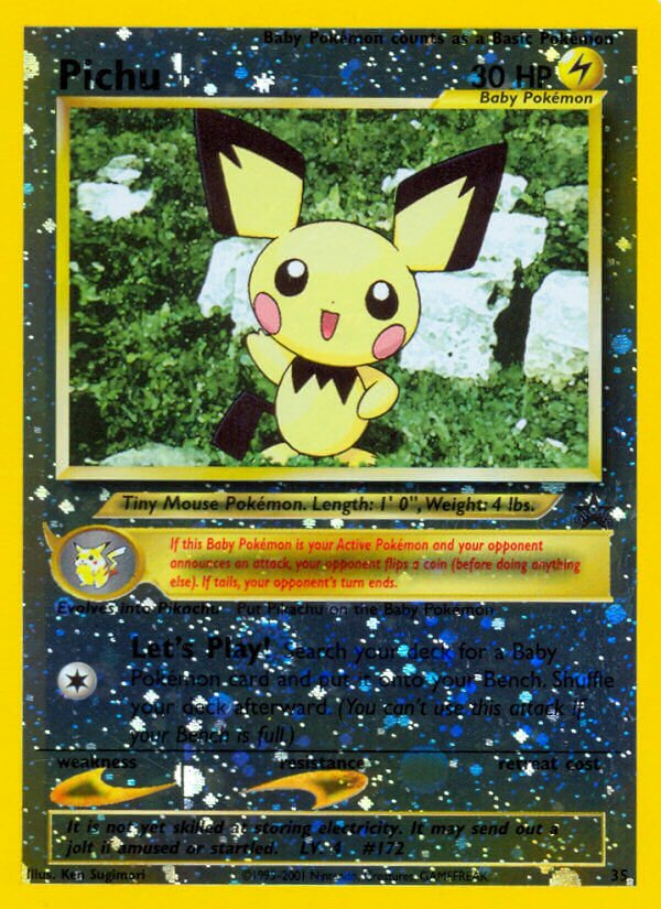 Pichu 035/53 — Wizards of the Coast Promos (English Pokémon TCG card)