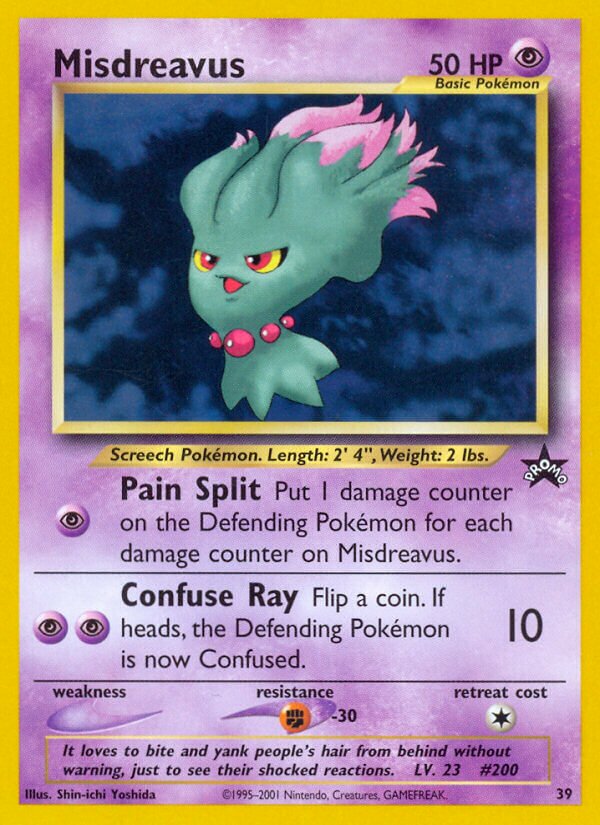 Misdreavus 039/53 — Wizards of the Coast Promos (English Pokémon TCG card)