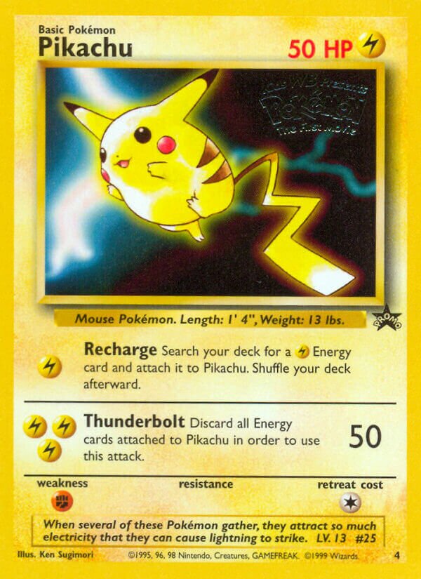 Pikachu 004/53 — Wizards of the Coast Promos (English Pokémon TCG card)