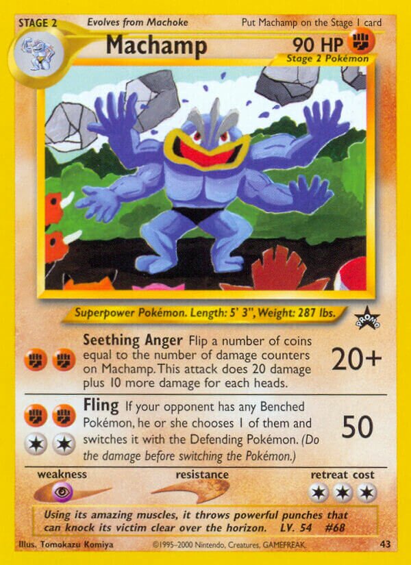 Machamp 043/53 — Wizards of the Coast Promos (English Pokémon TCG card)