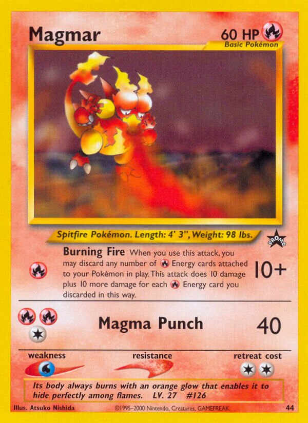 Magmar 044/53 — Wizards of the Coast Promos (English Pokémon TCG card)