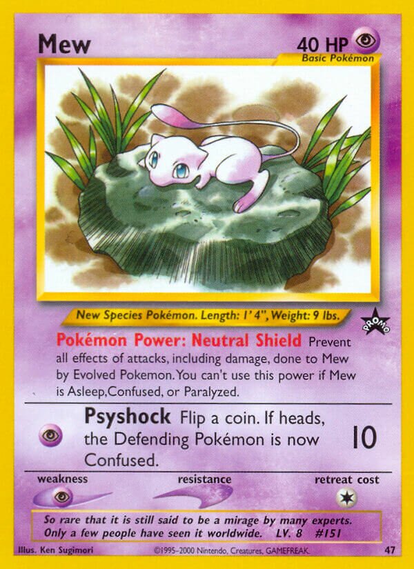 Mew 047/53 — Wizards of the Coast Promos (English Pokémon TCG card)