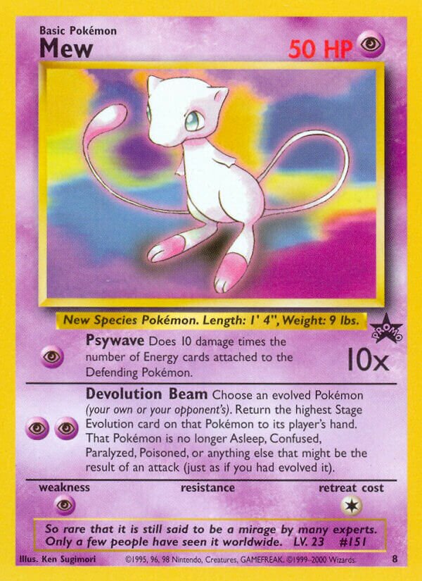 Mew 008/53 — Wizards of the Coast Promos (English Pokémon TCG card)