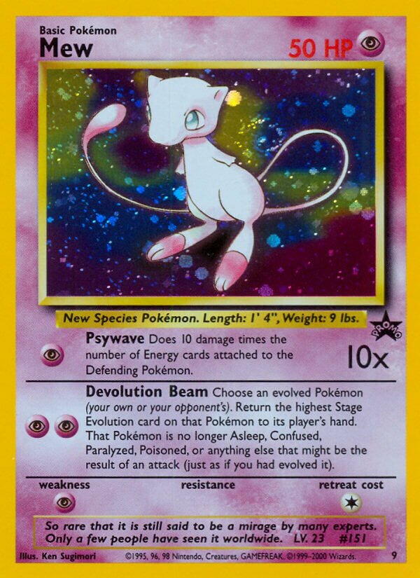 Mew 009/53 — Wizards of the Coast Promos (English Pokémon TCG card)