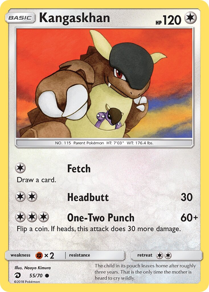 Kangaskhan 055 — Battle Academy 2020 (Charizard) (English Pokémon TCG card)