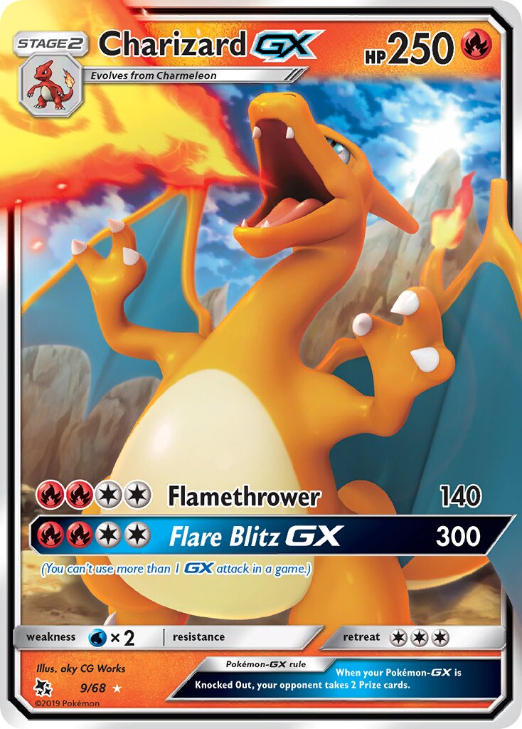 Charizard-GX 009 — Battle Academy 2020 (Charizard) (English Pokémon TCG card)