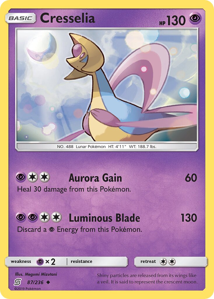 Cresselia 087 — Battle Academy 2020 (Mewtwo) (English Pokémon TCG card)