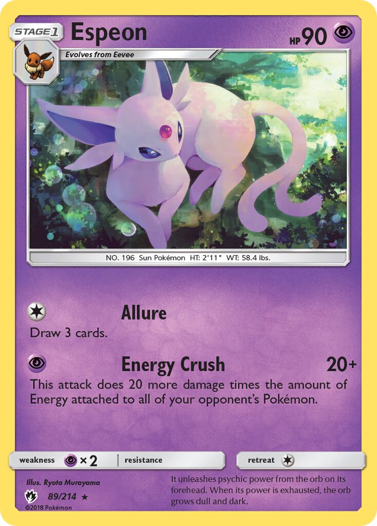Espeon 089 — Battle Academy 2020 (Mewtwo) (English Pokémon TCG card)
