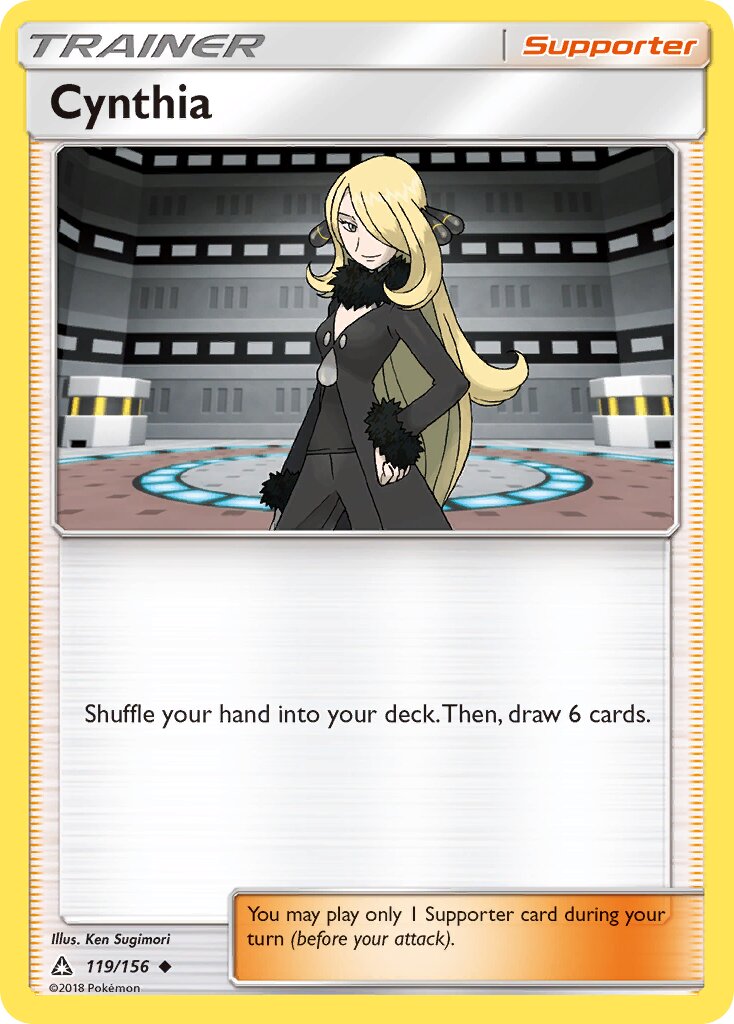 Cynthia 119 — Battle Academy 2020 (Pikachu) (English Pokémon TCG card)