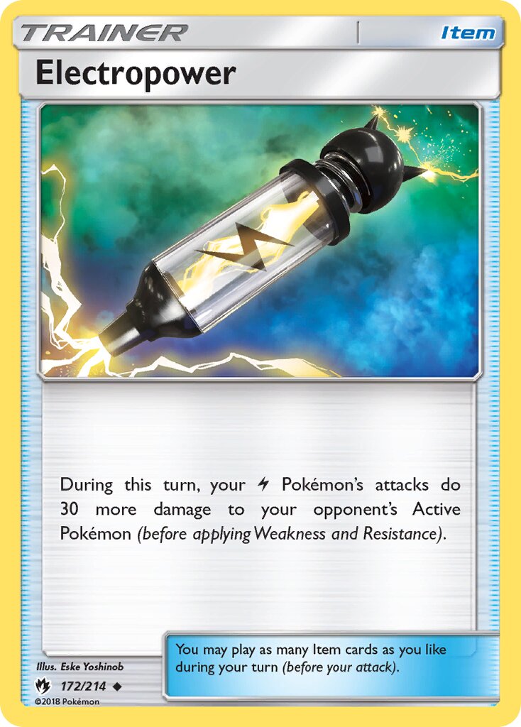 Electropower 172 — Battle Academy 2020 (Pikachu) (English Pokémon TCG card)